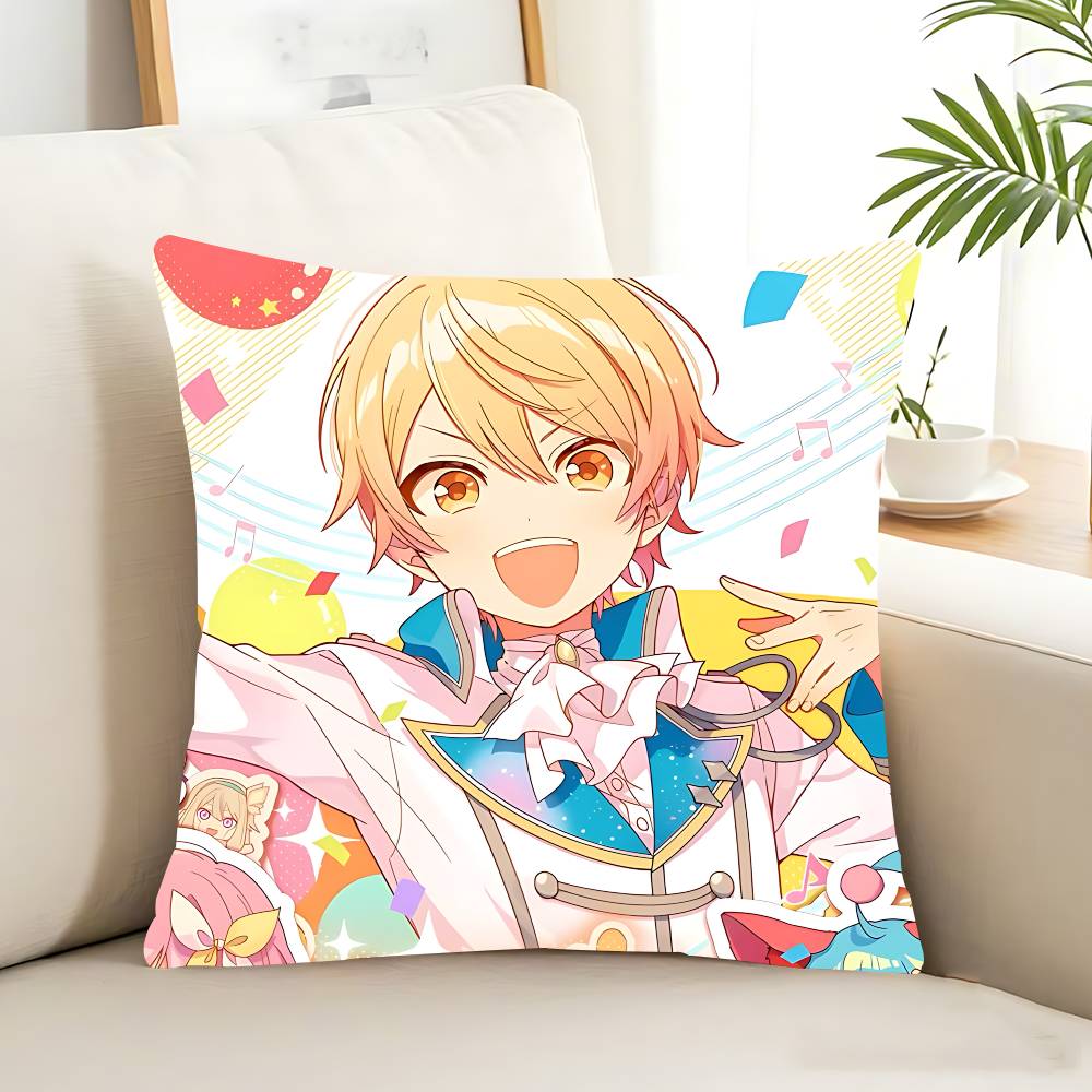 Tenma Tsukasa Cartoon Pillow Case Removable Washable Cushion Cover – All-Season Soft Linen