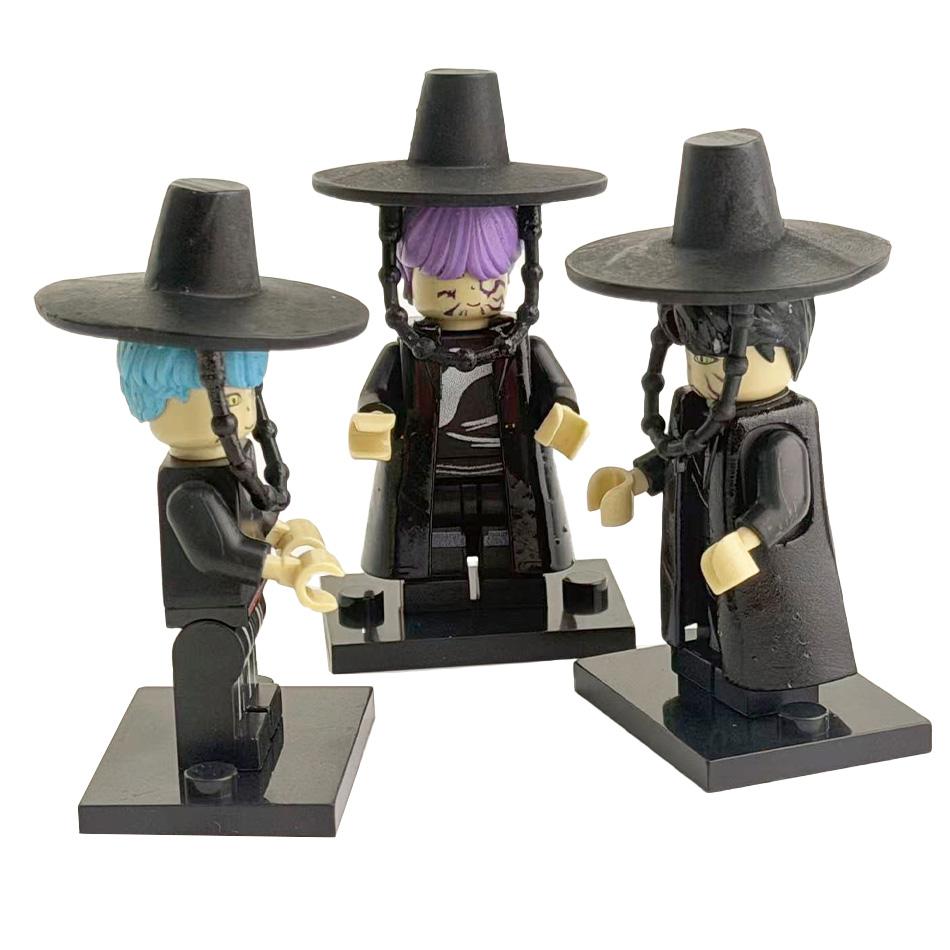 NOUVEAU KPOP Domon Huntens Poupées Dessin Animé Blocs de Construction Kawaii Figurine d'Action Jouet à Assembler Jouets Éducatifs pour Enfants Cadeaux