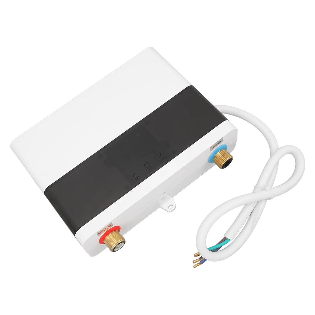 Elektrischer Durchlauferhitzer, 6000 W, für Zuhause, Küche, Badezimmer, Innenbereich, elektrischer Warmwasserbereiter