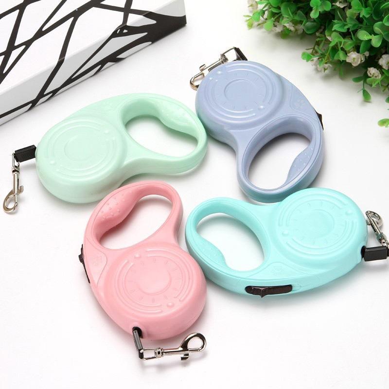Dog Leash 5 Meters Retractable Leash Small Long Dog Hands Free Leash Double Strap for Dogs GXQ10
