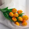 10Pcs Tulip Flowers Artificial Tulip Bouquet PE Foam Fake Flower for Wedding Ceremony Decor Home Garden Bouquet Decoration