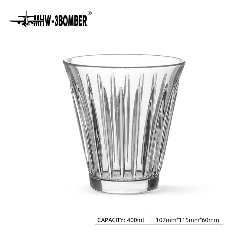 MHW-3BOMBER Wright Cup Coffee Glass Anti-Scald Several Capacities Barista Tools Accessories Latte Cappucciono Espresso