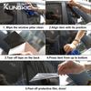 For SEAT Leon Altea 2005 2006 2007-2012 Car Window Door Column B C Pillar Post Trim Cover Glossy Black PC Stickers Accessories
