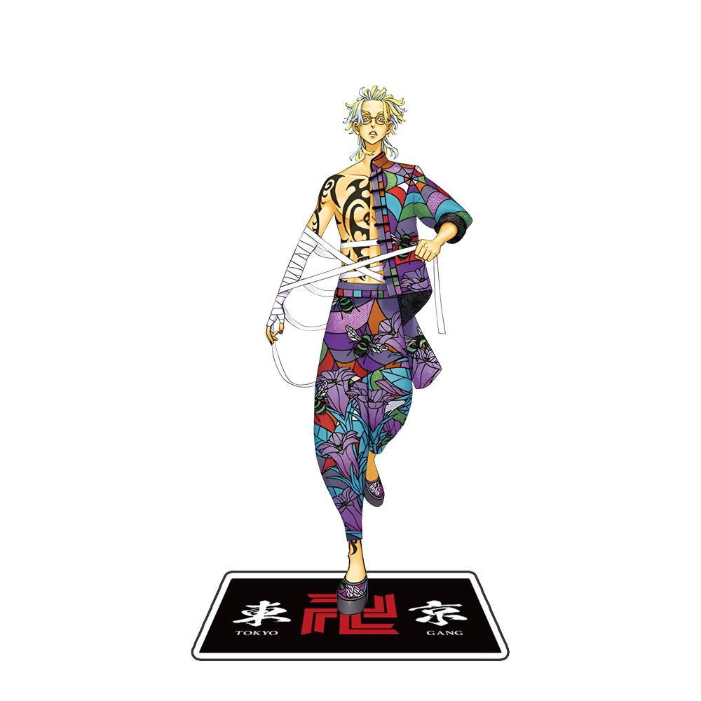 Anime Tokyo-revenge Acrylic Bracket Model Character Manjiro Sano Draken Model Desktop Ornament Standing Fan Collection Gift