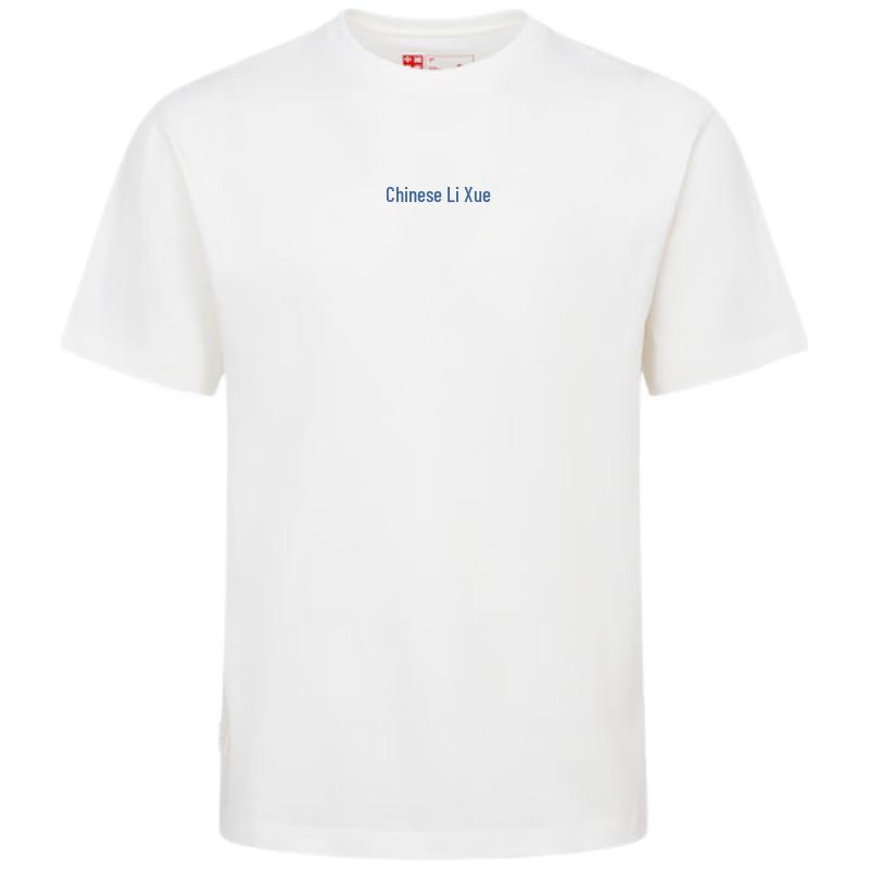 Li-Ning Men s 2026 Retro Sport T-shirt M грязно-белый
