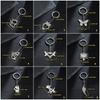 Unique Animal Pendant Keychain Stainless Steel Jewelry Gift Ornament For Women Best Friend Souvenir Birthday