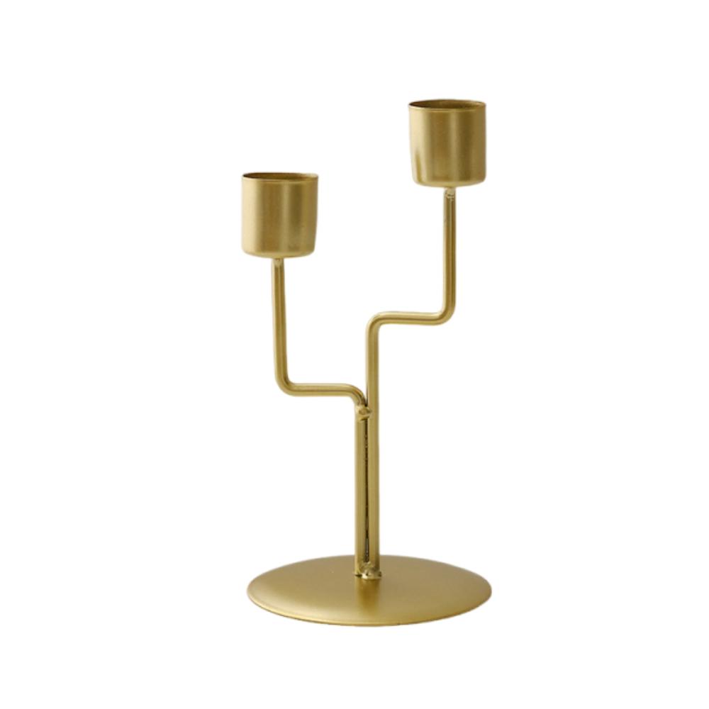 Romantic Candle Holder European Style Iron Candles Stand Long Candle Candlestick  Photo Props