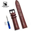 Cowhide Genuine Leather Watch Strap 12/14/16/18/20/22/24 mm Watch Pin buckle Band Soft Wrist Watchband Bracelet + Tool