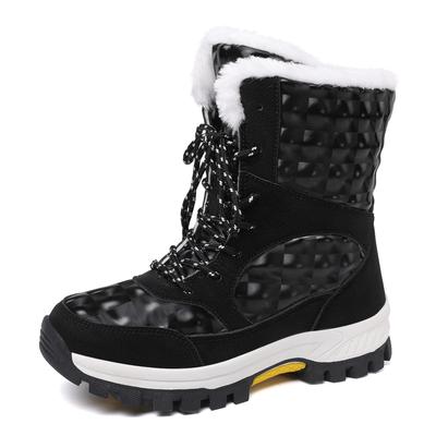 Fashion New Large Size Women's Cotton Snow Boots Winter Warm Comfortable Thick Soles Anti-slip Wear-resistant Women's Boots