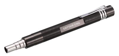 CAPTAIN STAG Ateş Üfleyici Ateş Uzayabilen Uzunluk Kaydırmalı Ateş L Saklama Torbalı Siyah Körük, Çubuk, Başlatıcı, Üfleyici, Tip, 180~630mm, Çubuk, Boyut,