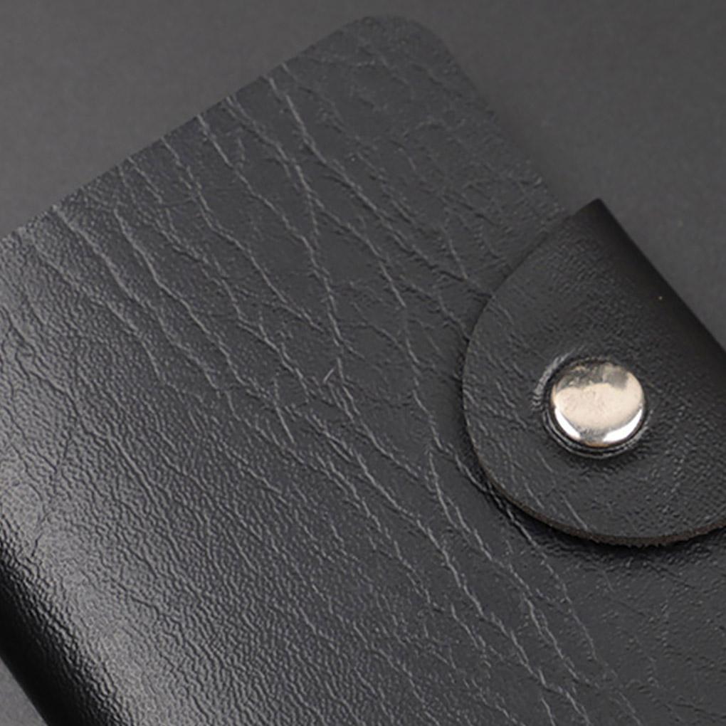 Etui na karty Portfel ze sztucznej skóry Przenośny etui na karty kredytowe Torebka dla mężczyzn Prezent