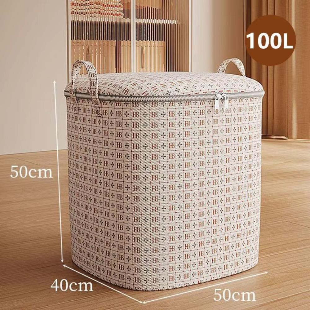 

Органайзер для шкафа Складные корзины для хранения Шкаф Гардероб Сумки на молнии для Домашних Аксессуаров для гардероба 100L-50*40*50cm