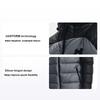 Training Sport Warm Kapuzen-Daunenjacke Herren Oberbekleidung Schwarz 1364903-001