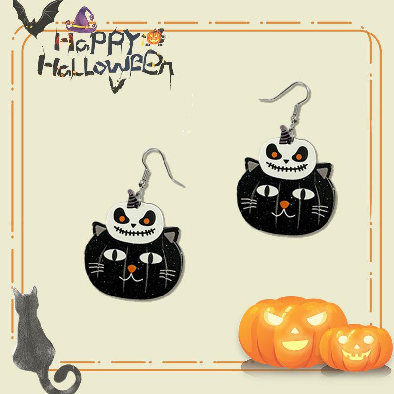 New acrylic pumpkin cat series accessories are funny, cute and dark