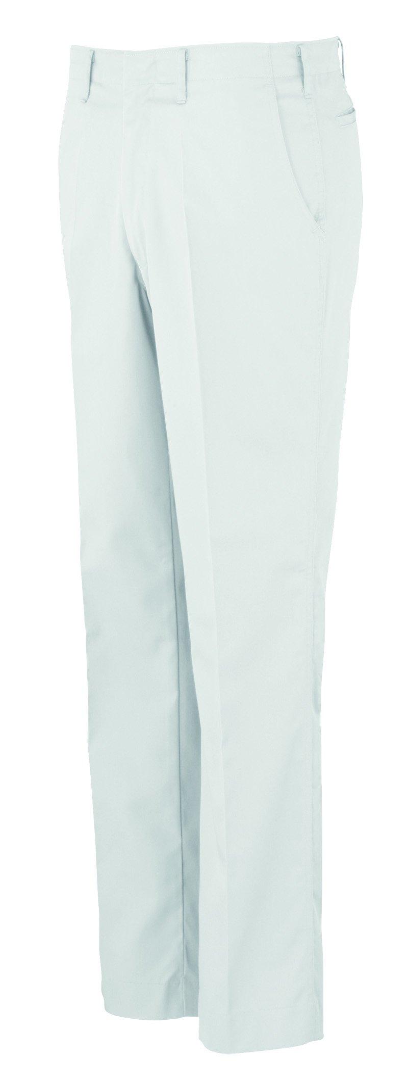 

[COCOS Nobuoka] A-6653 Tuckless Slacks, Silver, Size 79