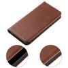 For iPhone 13 Pro 6.1 inch Cell Phone Case Wallet Magnetic Leather Stand Calf Texture Phone Cover