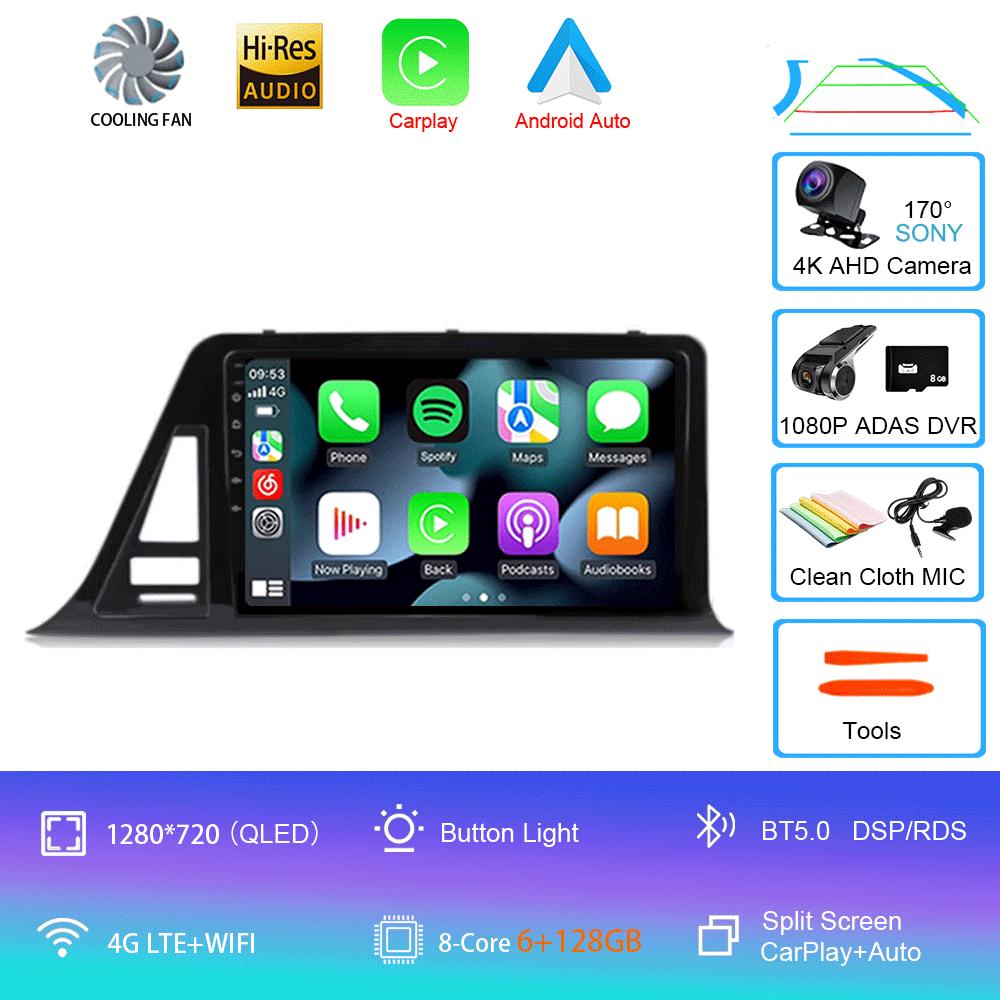 For Toyota C-HR CHR 2016-2020 Car Radio Android 14 Carplay Auto Screen Multimedia Player Right Hand Driver Stereo 2din Head Unit