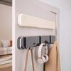 Foldable Wall-Mounted Hook: Strong Adhesive for Kitchen & Bathroom Storage, No-Punch Installation, Invisible Clothes Rack