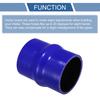 X AUTOHAUX 1pcs 70mm/2.76" 102mm/4.02" Length Black Blue Car Silicone Hose Hump Hose Hose Universal
