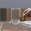Jialang Heat-Resistant Glass Tea Server with Wooden Handle & Filter