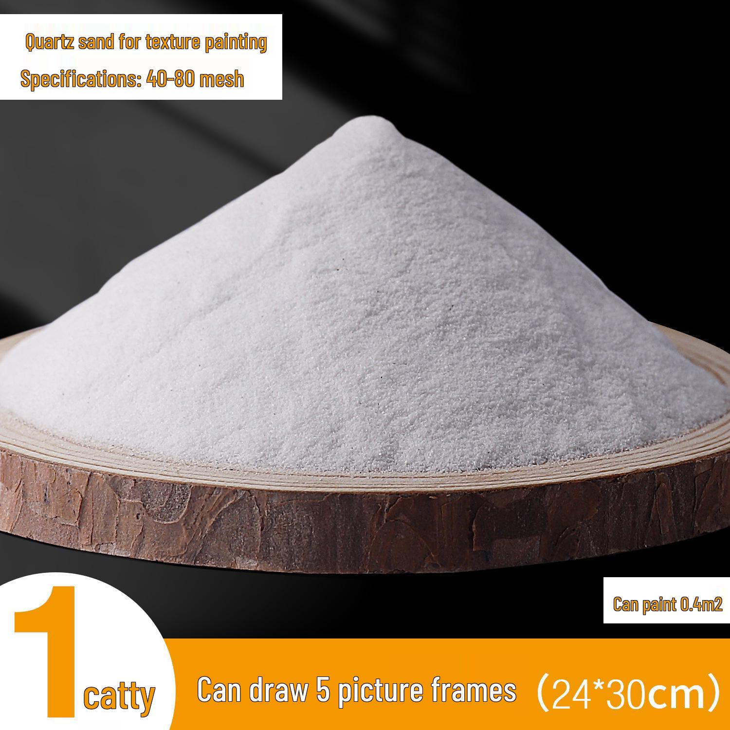 Quartz Sand Texture Acrylic Paint, 3D Fine Sand Art Material, 80 Mesh. Quartz Sand