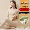 Men's Thickened Wool Silk Thermal Underwear Set for Autumn and Winter