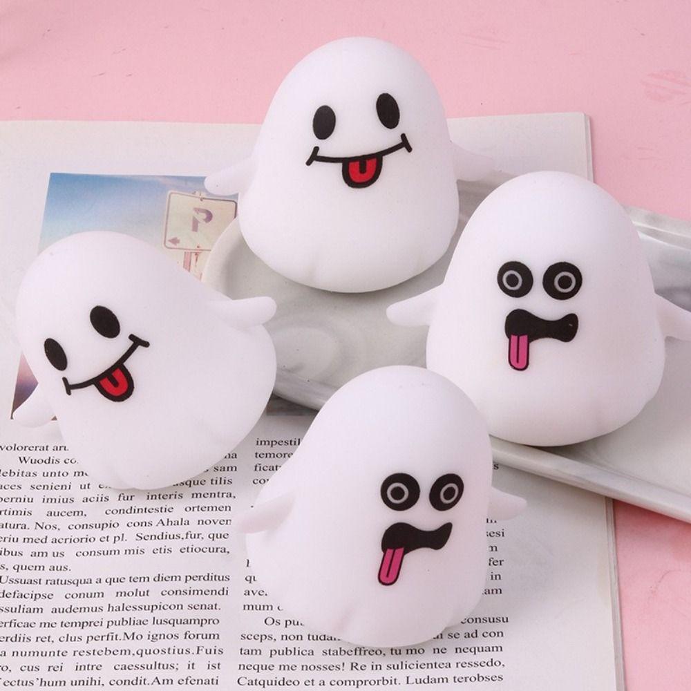 

Glowing Halloween Pumpkin Fidget Toy Skull Slow Rising Squeeze Ghost Halloween Gift