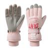 Fashion Windproof Women Ski Gloves Waterproof Touch-Screen Winter Cycling Skiing Gloves Full Finger Warm Snowboard Mittens Women