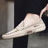 Men Moccasin Loafers slip on Casual Genuine Leather Driving Shoes outdoor Boat Shoes cow suede leather Moccasins For Man 896