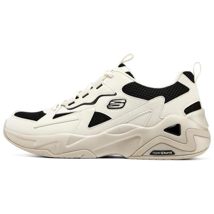 Skechers D LITES Hyper Burst Cream White Black Men s 894177-NTBK EU 39.5