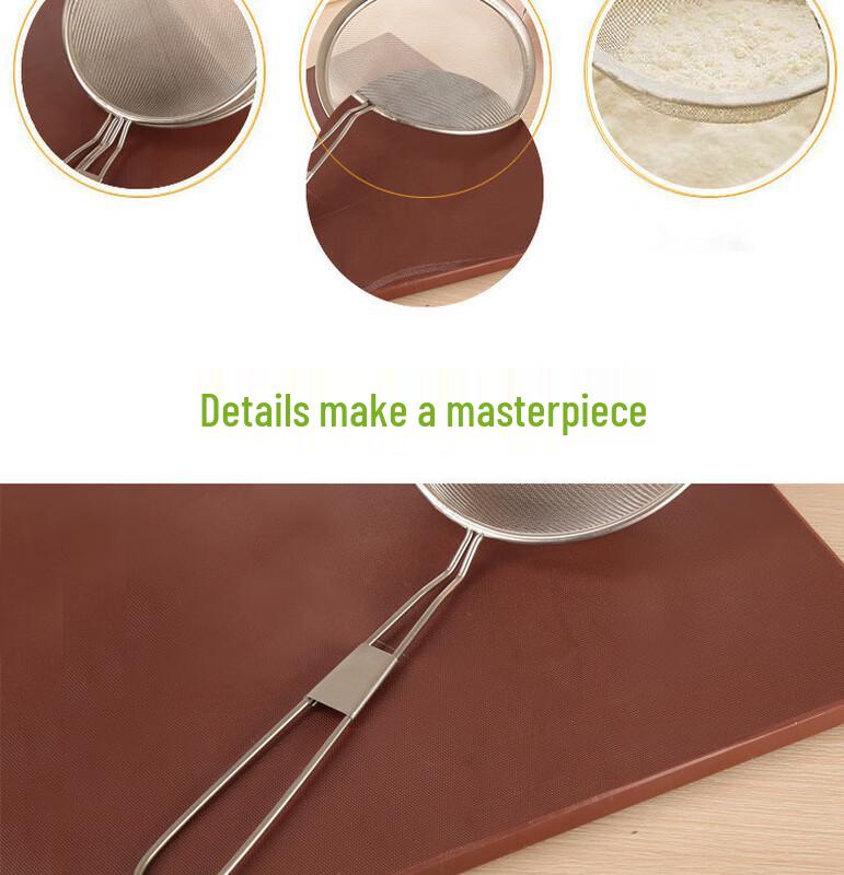 Zhaoran Food Grade 304 Stainless Steel Long Handle Fine Mesh Skimmer