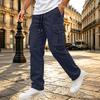 Men's Casual Multi-Pocket Cargo Pants for Sports and Everyday Wear