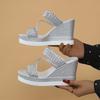 Fashion Women Wedges Sandals Designer Shallow Fashion Sandals 2024 Summer New Casual Comfortable Sandals Outdoor Beach Shoes for Women