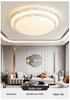Luxury Crystal LED Ceiling Light for Bedroom, Study, Living, and Dining Rooms