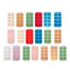 8 Cells ice cubes Moulds Flexible Food Grade Silicone DIY Ice Tray Kitchen Ice Makers for Wine Cocktails 14 Styles
