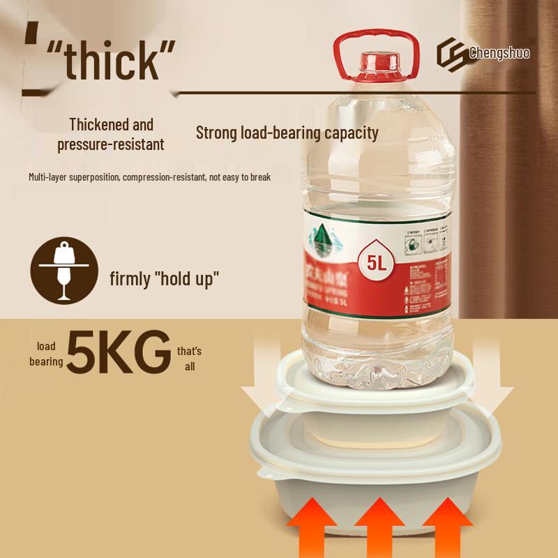 Biodegradable Corn Starch Disposable Food Containers