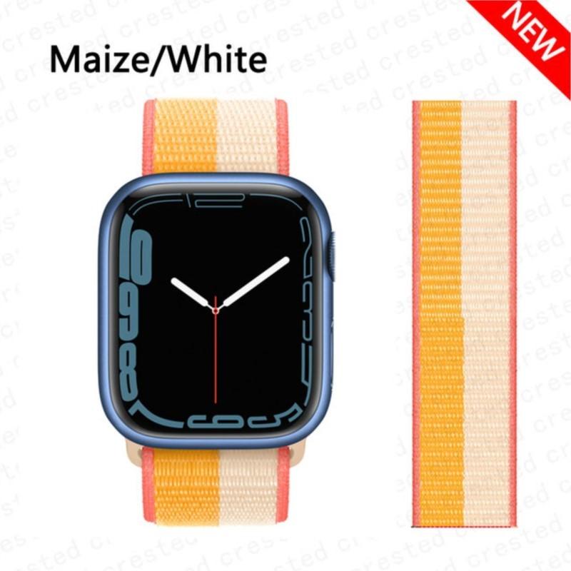 Pasek Nylonowy z Pętelką Do Pasków Apple Watch 44mm 40mm 49mm 41mm 45mm 46mm paski Bransoleta iWatch Seria 7 6 5 se 8 9 ultra 2 3 10 11