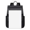 Computer bag, backpack, men's notebook backpack, large capacity flip cover, student schoolbag, lightweight travel, trendy and cool 15 inches