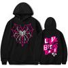 AJ Lee Love Bites Spindelnät Huvtröja Med Dragsko Ficka Sweatshirt Herr Dam Mode Pullover Höst Vinter Huvtröja Populär Mode