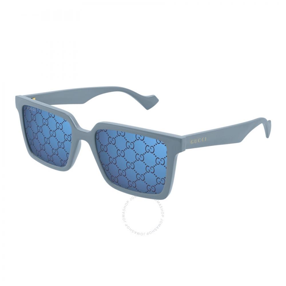 

Gucci Blue Logo Square Men S SunglaSSeS gg1540S 003 55