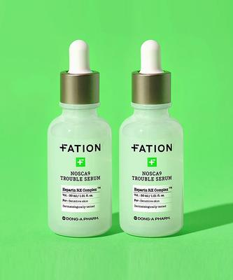 FATION Nosca9 Trouble Serum Duo 30мл×2 – Сыворотка для быстрого успокоения и восстановления барьера