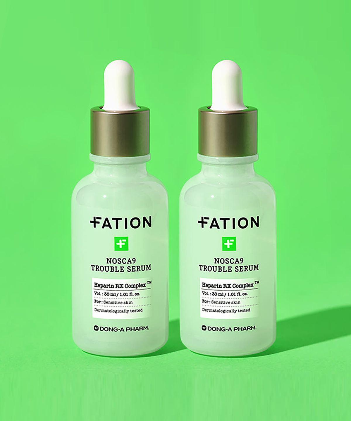 

FATION Nosca9 Trouble Serum Duo 30мл×2 – Сыворотка для быстрого успокоения и восстановления барьера