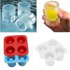 Four-Hole Creative Ice Cup Mold - Edible DIY Ice Tray BG26001