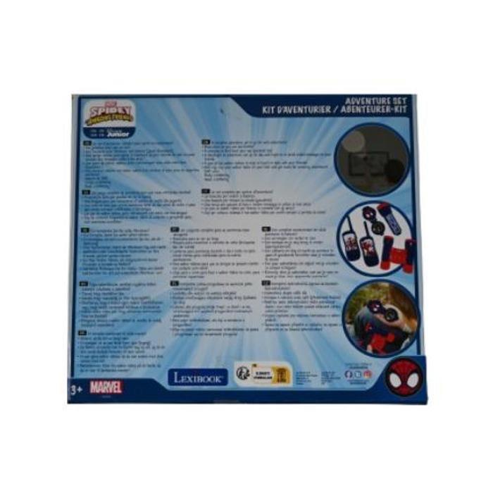 Kit D’aventurier Spidey Et Ses Amis Extraordinaires Avec Talkie-walkie Portée 120m.
