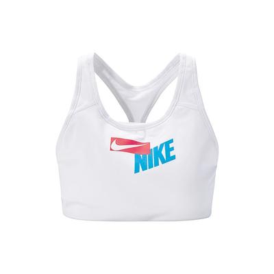 Swoosh Medium Support One-Piece Padded Sports Bra Women Sports Bra White CZ4444-100