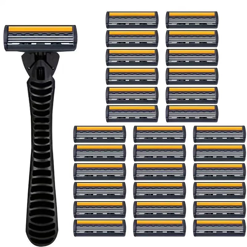 3vrstvá čepel z nerezové oceli Pánský holicí strojek Omyvatelný Pro cestování Pro domácí holicí strojek Manuální holicí strojky Pro každodenní péči o obličej