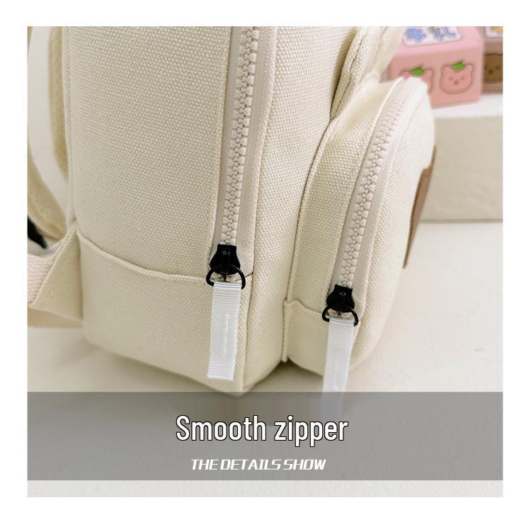 Korean Kids' Spine Protection Cartoon Backpack: Wear-Resistant, Cute, and Casual for Kindergarten.