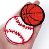 4pcs Sports Towel Embroidered Fabric Patches Basketball Football Rugby Baseball Ironing Patches For Clothing Sewing DIY Applique