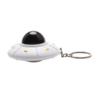 LED Light UFO Keyring Pendant Spaceship Model Keyring Kids Toy Flying Disc Keychain  Small Toy