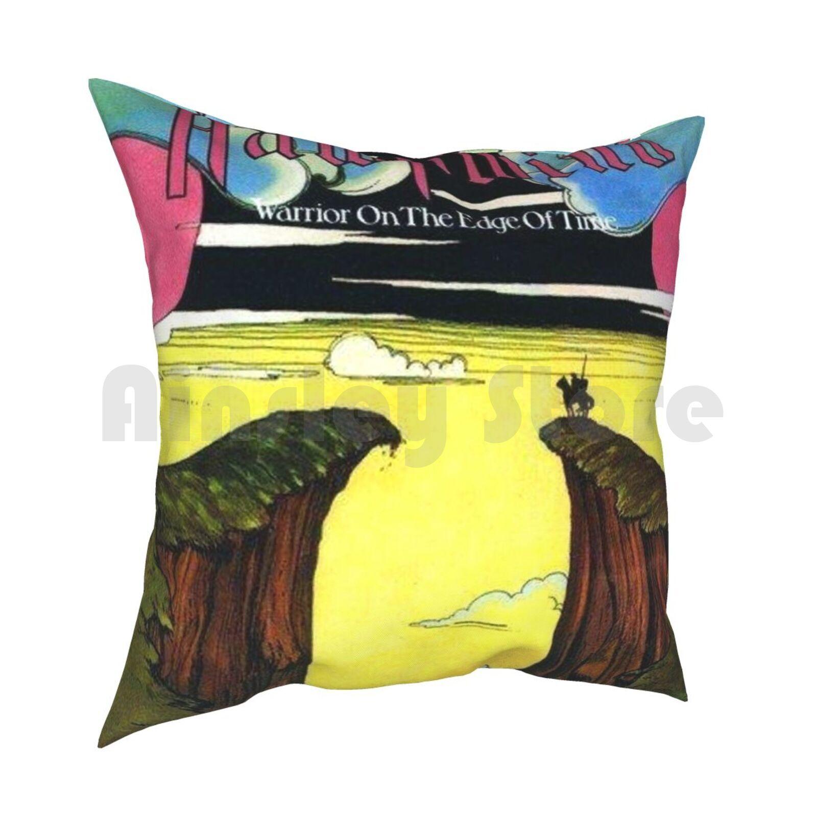 On The Of Time Pillow Case Printed Home Soft Throw Pillow Hawkwind On The Of Time Progressive Hawkwind Band Music Band 30x30cm 12x12in